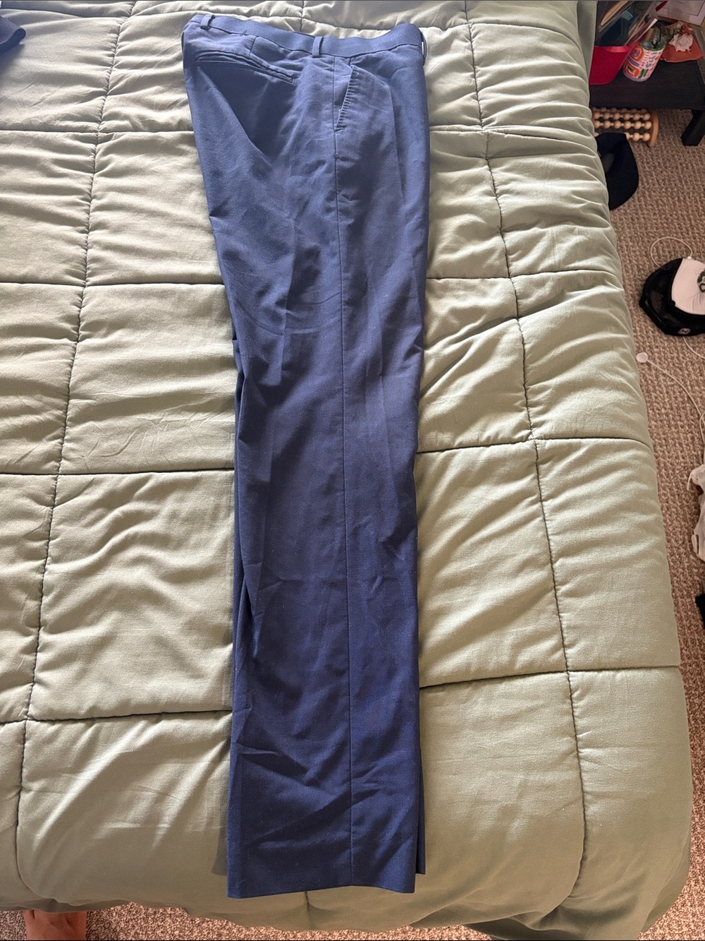 H&M Men's Navy Dress Pants - Slim Tailored Fit